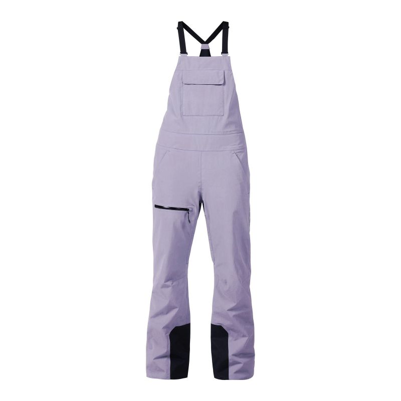 ROSSIGNOL W Outerlimits Insulated Bib Women's Ski Pants Gray