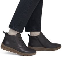 Rieker Stivali leather ankle, insulated, Rieker