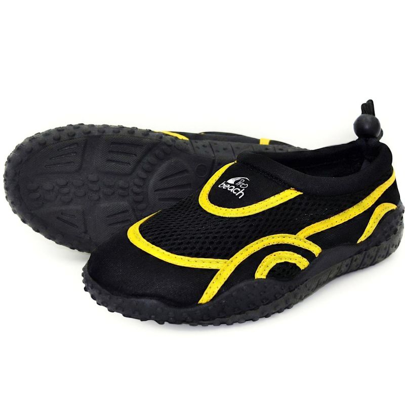 JUNIOR WATER SHOES BLACK/YELLOW XQMAX SIZE 33