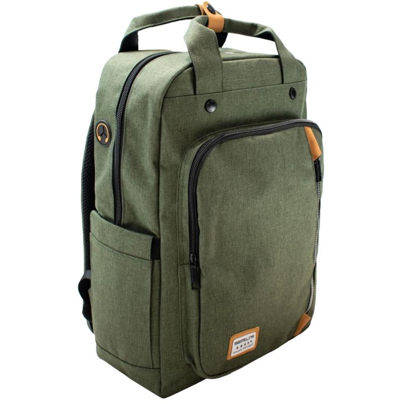 Khaki Laptop Backpack SEMI LINE