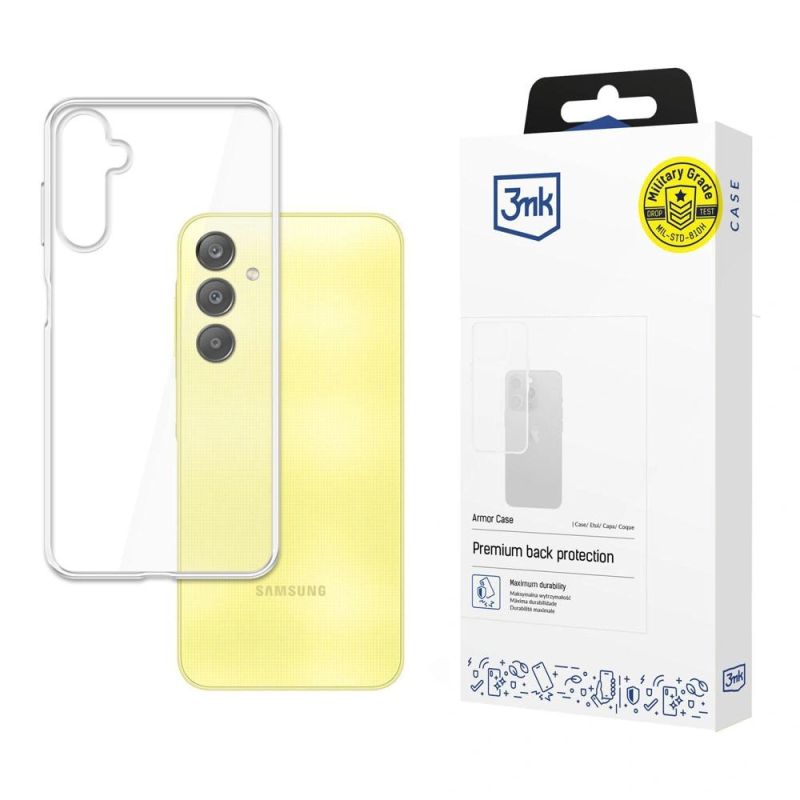 3mk Armor Case for Samsung Galaxy A25 5G - Transparent