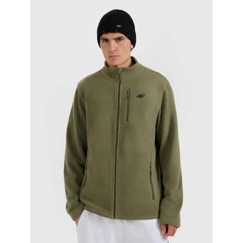 4f Maglione Regular-Fit Fleece with Stand-Up Collar