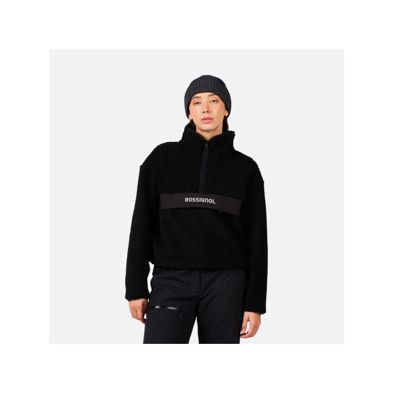 ROSSIGNOL W ALLTRACK HZ FLEECE women's sweatshirt black