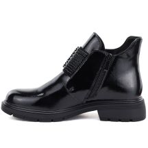 M. Daszyński Stivali patent leather ankle, M.Daszyński