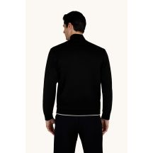 Paul&Shark Felpa cotton and lyocell zip-up,