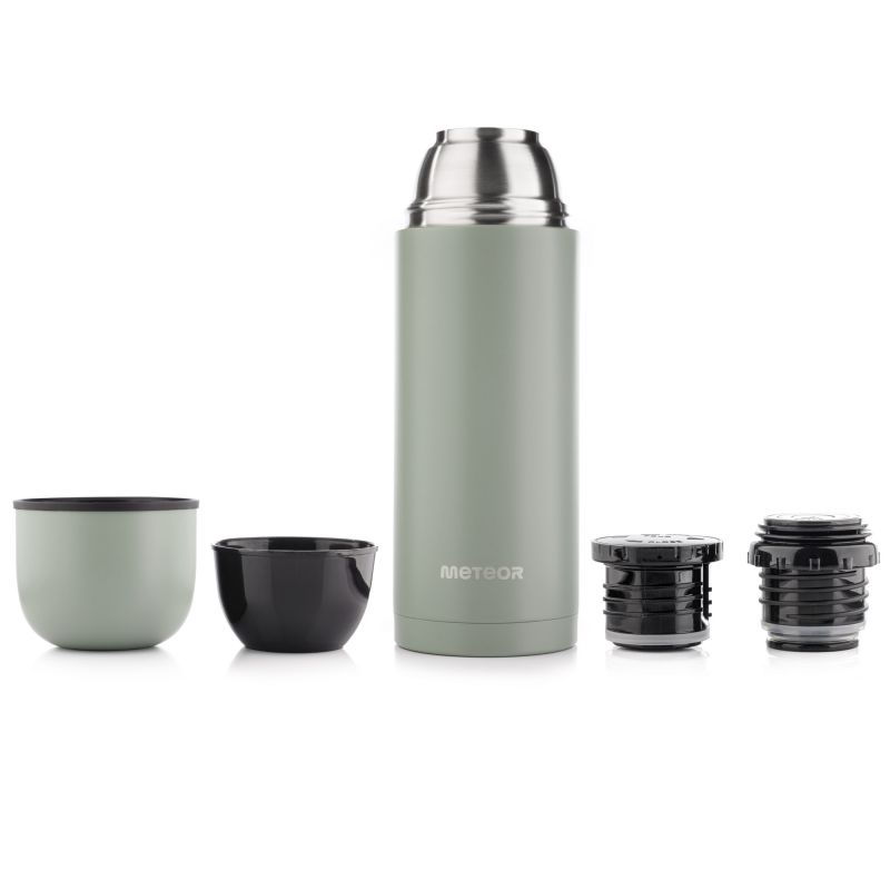 Thermos Meteor 1000 ml for trips, tourism, home, work 17249 2 cups