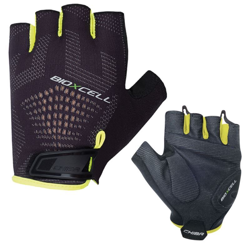 CHIBA BIOXCELL SUPER FLY gloves black/yellow XXL