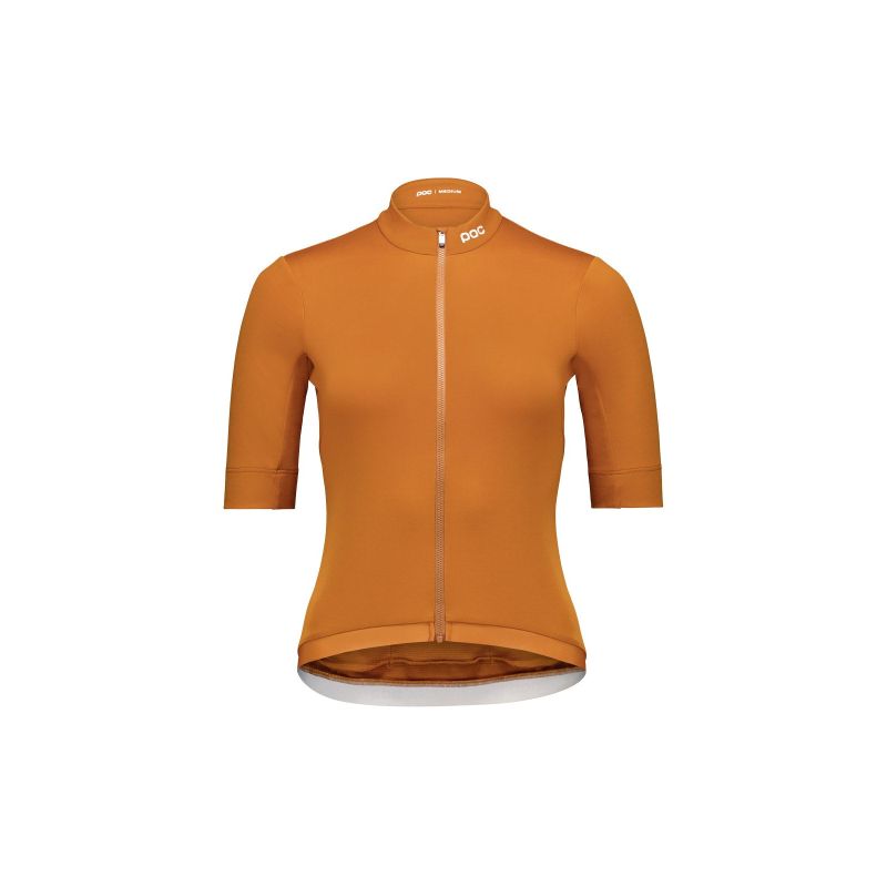 POC W's Thermal Lite Jersey Women's Cycling Jersey Brown