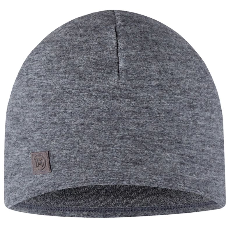 Buff Merino Fleece Beanie Thermal Hat – grey