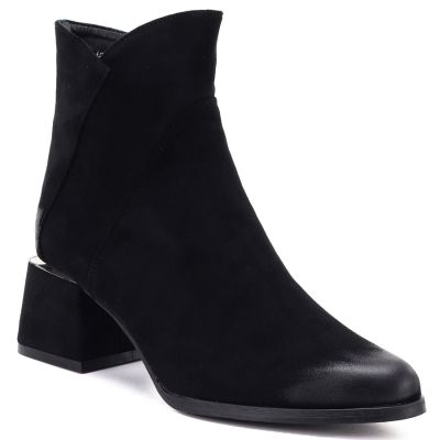 Potocki Stivali suede high-heeled ankle Potocki