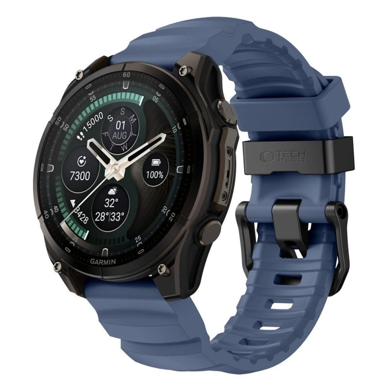 Tech-Protect Motion Strap for Garmin Fenix 5X / 5X Plus / 6X / 6X Pro / 7X / 8 / 8 Pro / 9 / 9 Pro (51 mm) – Blue