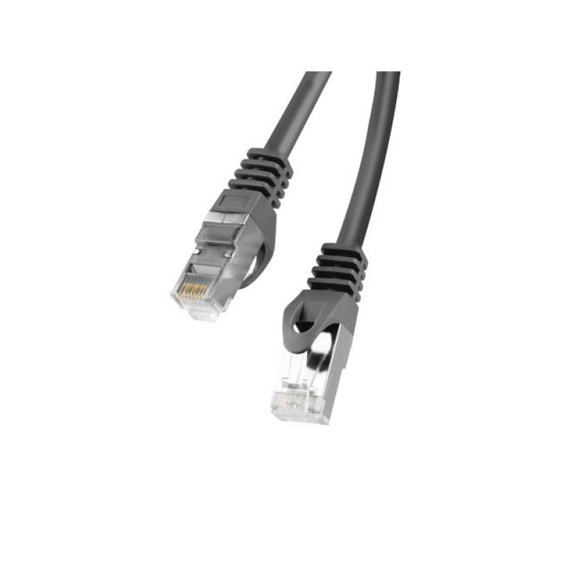 LANBERG CAT.6 FTP PATCH CABLE 2M BLACK FLUKE PASSED