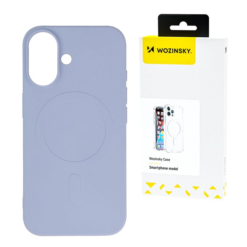 Wozinsky Silicone Case Magsafe Magnetic Case for Samsung Galaxy S25+ - Purple