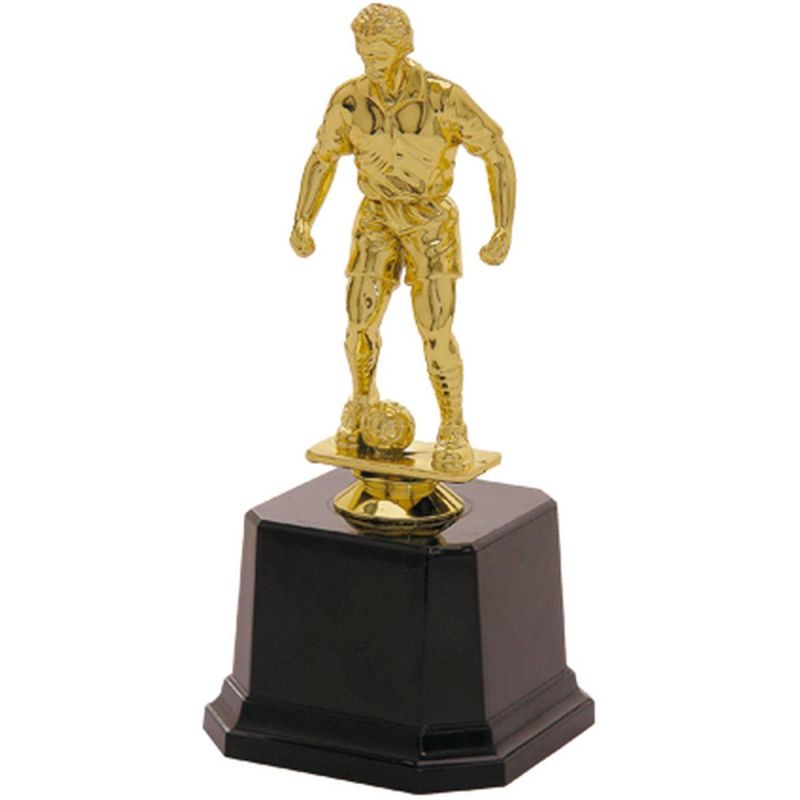 Plastic pedestal for a figurine - black