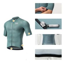Rockbros Maglia road TO SKY cycling short sleeve gray-blue