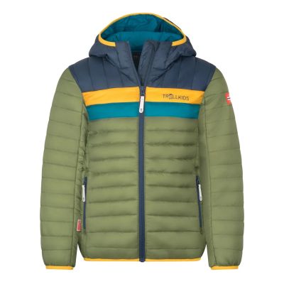 Trollkids Giacca Eikefjord moss/mystic blue/golden