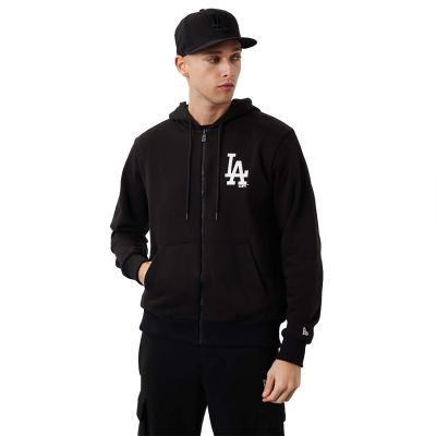New Era Felpa con cappuccio Mlb League Los Angeles Dodgers Essential Zip