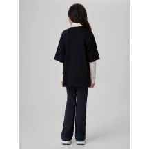 4f Leggings knit with flared legs