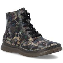 Rieker Stivali insulated ankle with floral pattern Rieker