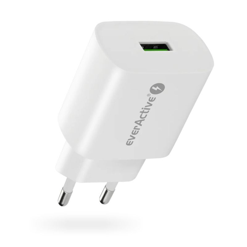 EVERACTIVE GAN WALL CHARGER 1 X USB, 2 X USB-C QUICK CHARGE 4+ 67W BLACK SC-670Q