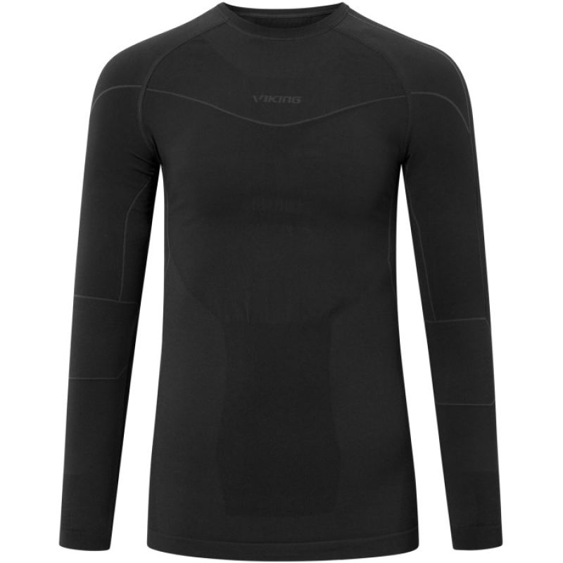 VIKING Gary Longsleeve Bamboo Men's Underwear Size M Black