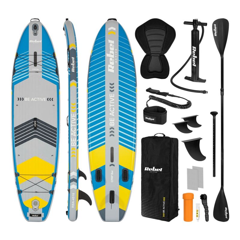 SUP board REBEL ACTIVE PRO RBA-4518 - blue