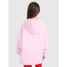 4f Felpa Oversized with hood, unzipped, for