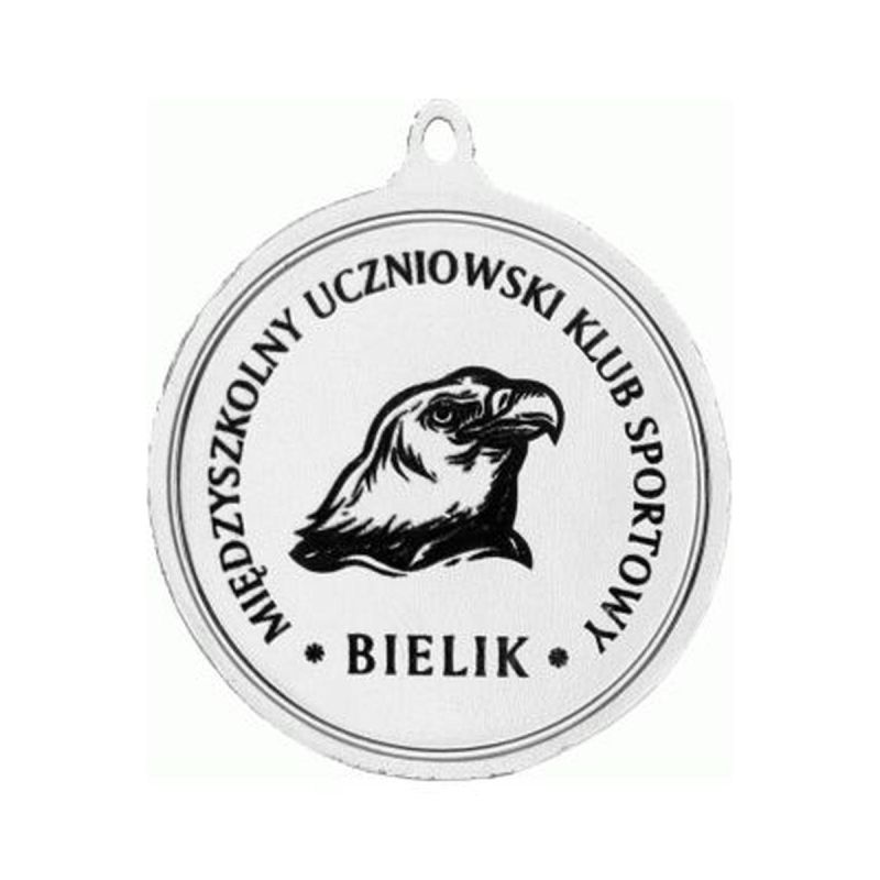 Laser engraved metal medal - RMI