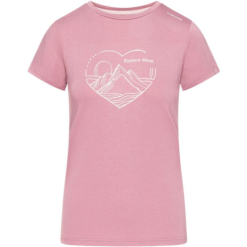 VIKING Lenta Bamboo Light Lady women's T-shirt pink XS
