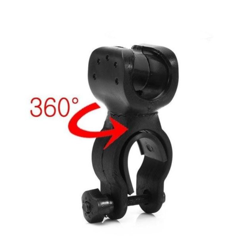 Bicycle holder for flashlights