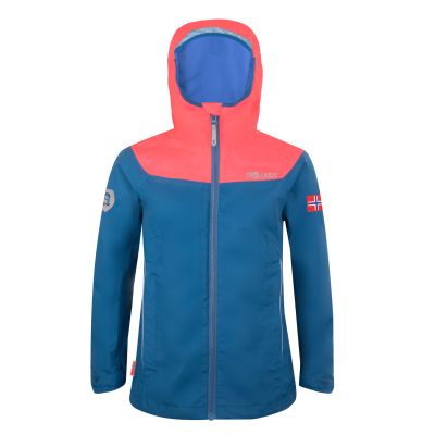 Trollkids Giacca Rain Trollkids Bergen Jacket midnight