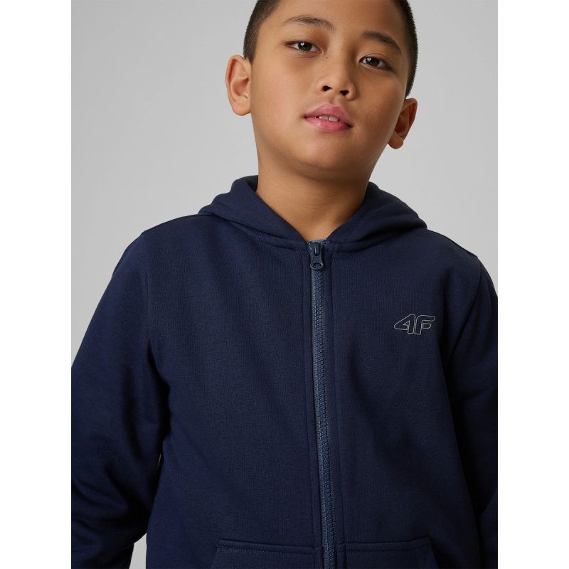 4f Felpa regular hooded