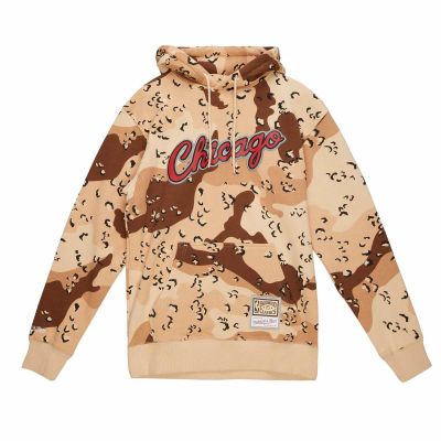 Mitchell & Ness Felpa con cappuccio Mitchell Ness NBA Chicago Bulls Camo Reflective