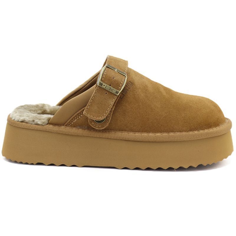 Big Star Infradito leather insulated on platform, Big Star