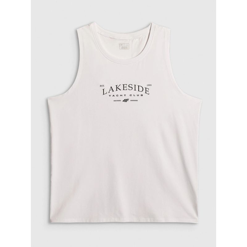 4f Maglietta regular sleeveless with print