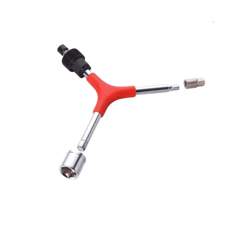 Three-sided crank wrench
