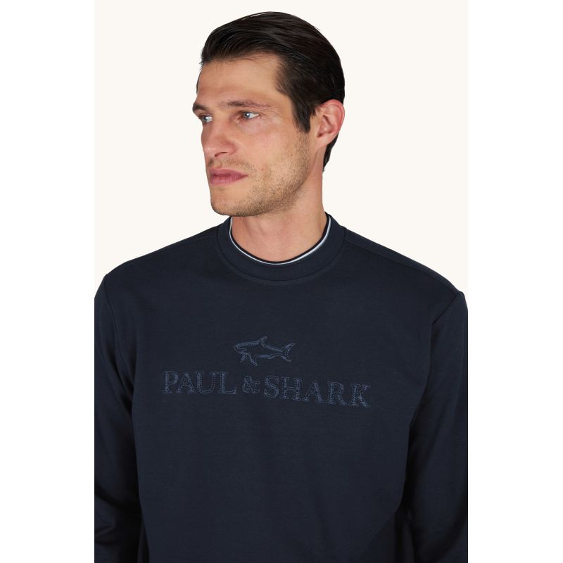 Paul&Shark Felpa cotton and lyocell,