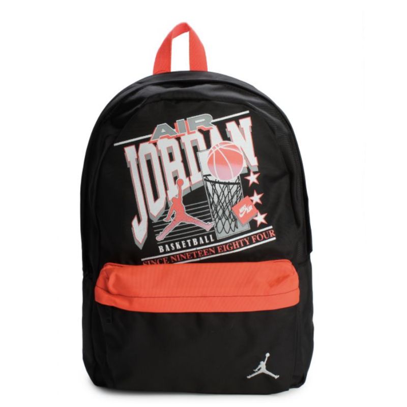 Air Jordan black red sports school backpack - MA9119-G0H black