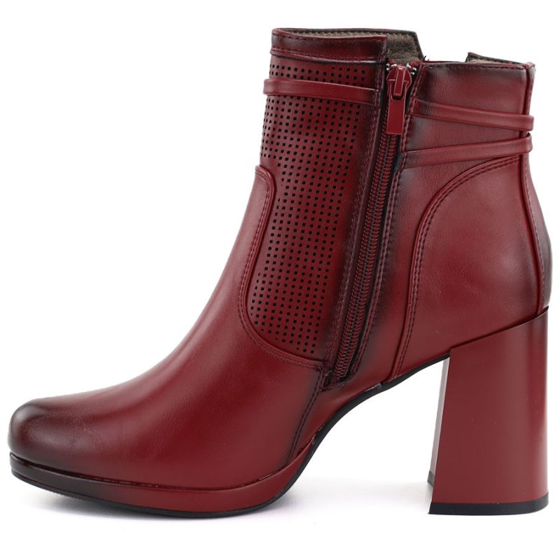 Jezzi Stivali insulated high-heeled ankle, Jezzi