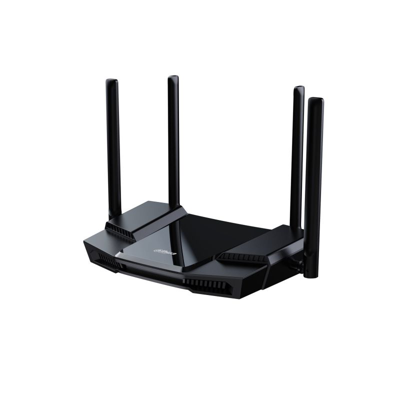 Dahua Technology AX18 Wireless Router, Gigabit Ethernet, Dual-band (2.4 GHz/5 GHz), Black