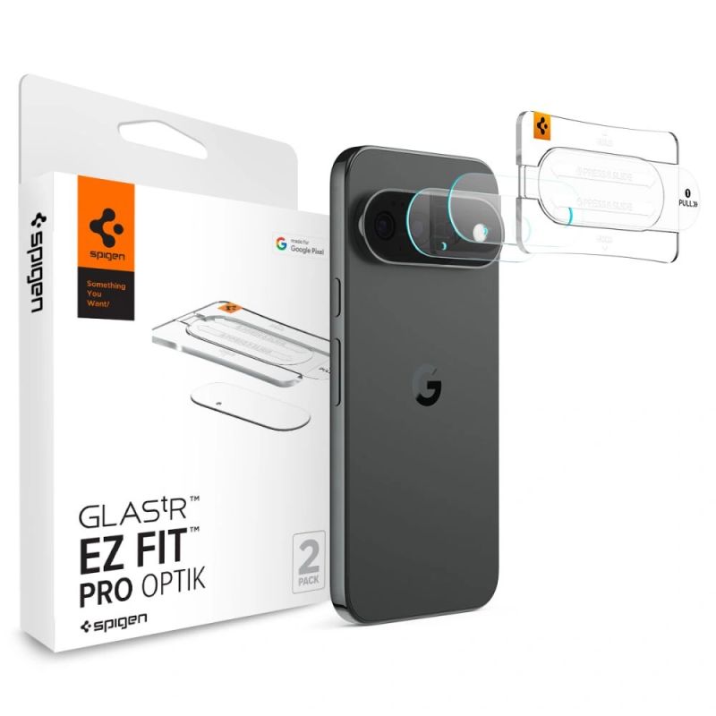Spigen Optik Pro HD 2-Pack Tempered Glass Lens Screen Protector for Google Pixel 11 Pro