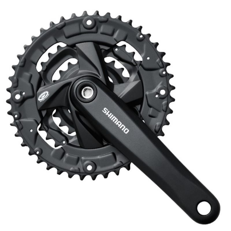 SHIMANO FCM371 crankset 48x36x26 black
