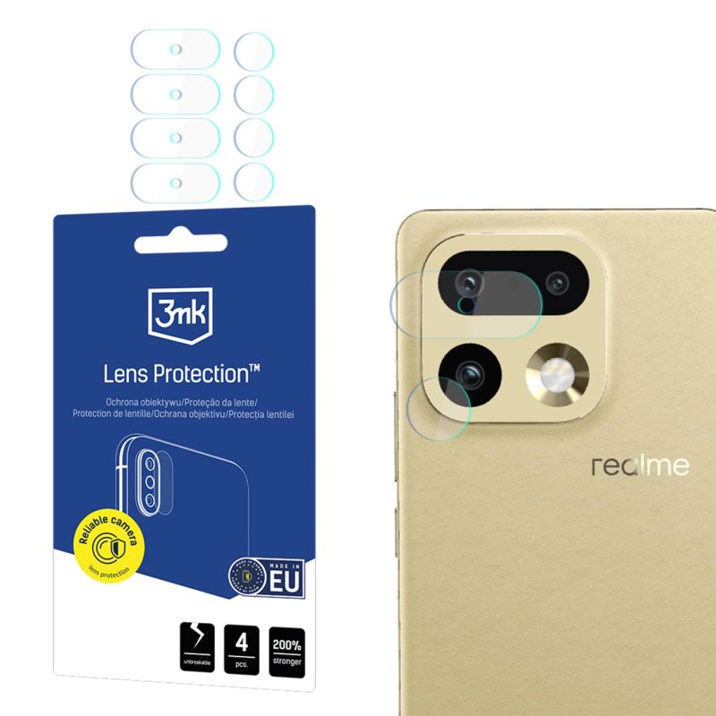 3mk Lens Protection Hybrid Glass for Camera Lens on Realme 16 Pro 5G