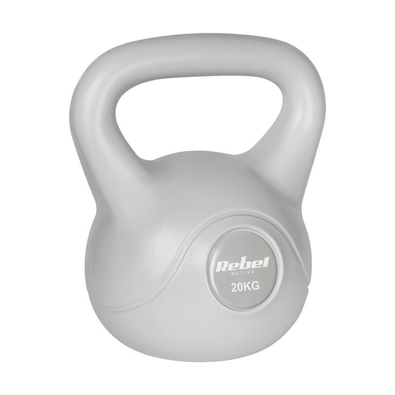 Bituminous Kettlebell 20 kg gray REBEL ACTIVE