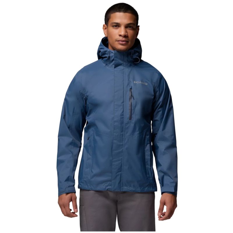 Columbia Pouring Adventure III Jacket 2117171478 Navy Blue L