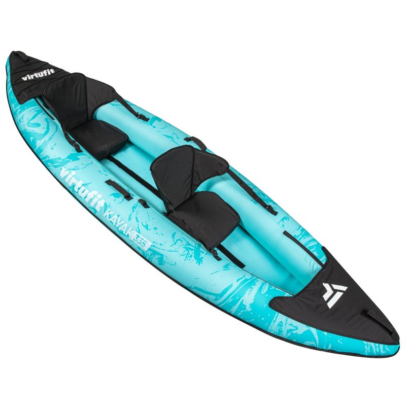 VIRTUFIT KAYAK 335 – TURQUOISE – WITH KAYAK SEATS AND CARRY BAG