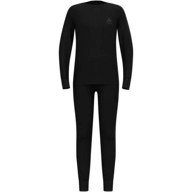 Odlo Set long MERINO 200 KIDS size 116cm Black