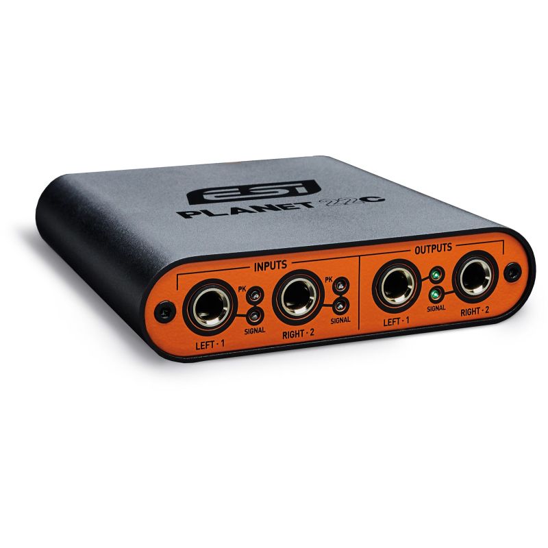 ESI planet22c – Dante 2×2 audio interface