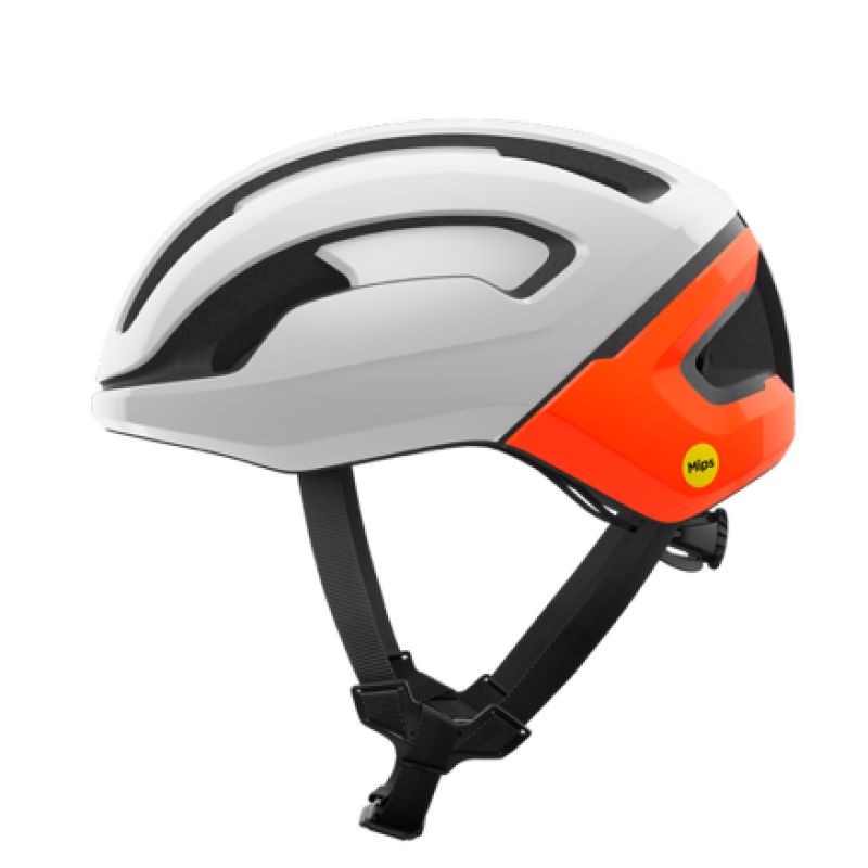 POC Omne Air MIPS Bicycle Helmet White-Orange