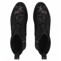 Filippo Stivali leather ankle with floral pattern, Filippo